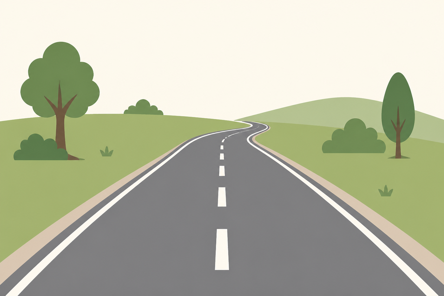 Illustration for road